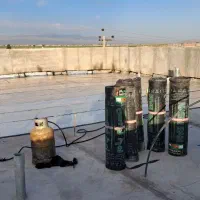 نصب ایزوگام و شیب بندی پشت بام