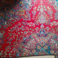 فرش دستباف ۱۲ متری مراغه  دروازه جنب درخت نارون