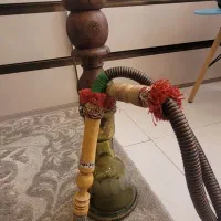 قلیون کارشده تنه چوبی|کلکسیون و سرگرمی|کرج, گلشهر|دیوار