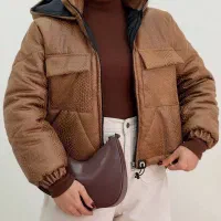 کاپشن چرم پوست ماری دوخت تهران تولید پخش دینا