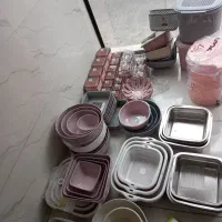آبکش و لگن استیل وپلاستیک