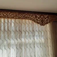 قاب پرده منبت چوب