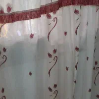 پرده گلدار