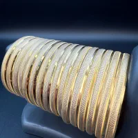 النگو ۵ درصد شنی آینه ای وزن ۳.۹۱۰ طلا بدون اجرت