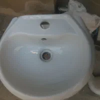 روشویی چینی سفید جنس قدیم