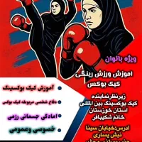 اموزش کیک بوکسینگ بانوان(مرکزشهر)