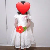 لباس مجلسی کودک مناسب سه چهار سال سالم وتمیز