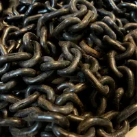 زنجیر جرثقیل استفاده نشدن