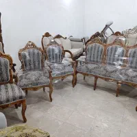 مبل سلطنتی ۹نفره|مبلمان خانگی و میز عسلی|خرم‌آباد, |دیوار