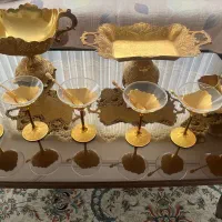 ظروف دکوری طلایی