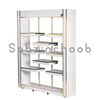 ویترین پشت شیشه مغازه استند و پیشخوان