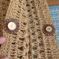 بافنده حرفه ای کیف های رافیا