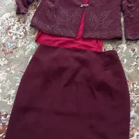 کت دامن ۳ تیکه کارشده|لباس|همدان, |دیوار