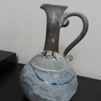 مجسمه گلدان ساعت تزیینی پلی استر چوب چینی سفال|کلکسیون اشیاء عتیقه|تهران, صادقیه|دیوار