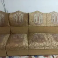 مبل هفت نفره دست دوم ولی تمیز|مبلمان خانگی و میز عسلی|رشت, سلیمانداراب|دیوار