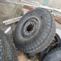 تایر نیسان عقب با رینگ