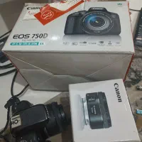 دوربین 750d با لنز 50فیکس|دوربین عکاسی و فیلم‌برداری|مشهد, توس (بلوار توس)|دیوار
