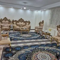 مبل استیل ۷ نفره به همراه میز ناهار خوری ۴ نفره