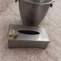 سطل آشغال و جادستمال کاغذی