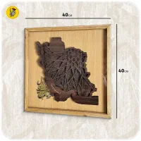 تابلو دکوراتیو چوبی نقشه ایران
