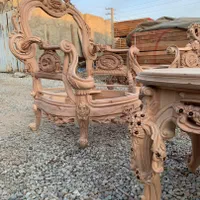 مبل سلطنتی خرچنگی چوب راش (زئوس)تمام منبت|مبلمان خانگی و میز عسلی|تهران, یافت آباد جنوبی|دیوار