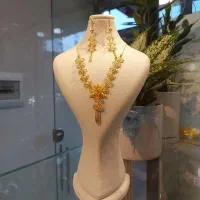 گردنی و گوشواره نو بدون اجرت
