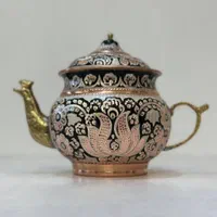ظروف مسی/سماور مسی نقره کوب‌/اقساطی/بدون تغییر رنگ|قوری، کتری، قهوه‌ساز دستی|تهران, بازار|دیوار