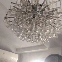 لوستر برنجی ۱۷ شعله