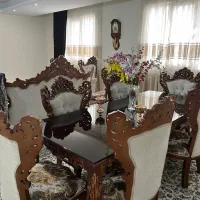 میز ناهار خوری سلطنتی شش نفره