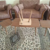 مبل هفت نفره و میز عسلی|مبلمان خانگی و میز عسلی|اسفراین, |دیوار