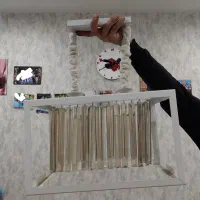 لوستر ۲ شعله|لوستر و چراغ آویز|مشهد, راهنمایی|دیوار