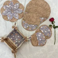 سرویس آشپزخانه کتان‌نخ اعلا