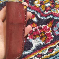 چاقوی شاخ قوچ فولاد دمشقی