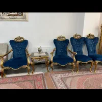 مبل سلطنتی با جلو مبلی|مبلمان خانگی و میز عسلی|ماکو, |دیوار