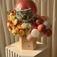 دسته گل رز خاص برای سورپرایز و تولد|گل و گیاه طبیعی|تهران, درختی|دیوار