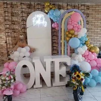 میز وان چوبی دکور یک سالگی