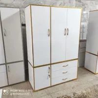 کمد ۲ تکه شیک و مقاوم با عرض ۱۳۰ سانتی‌متر