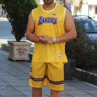 ست مردانه حلقه ای و شلوارک ورزشی وروز مره