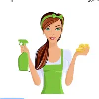 خانم جهت نظافت