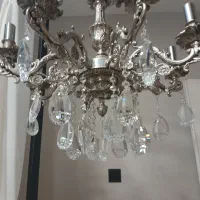 دو عدد لوستر برنجی ۸ شاخه|لوستر و چراغ آویز|قزوین, |دیوار