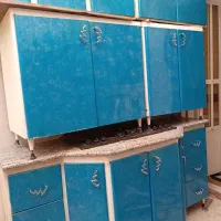 کابینت فلزی و اچاق گاز هود
