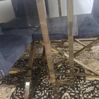 میز چهار نفره ناهار  خوری پایه فلزی سالم سلامت|میز و صندلی غذاخوری|تهران, شهرک فردوس (حسینی)|دیوار