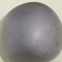 توپ فلزی نقش دار قدیمی سنگین وزن اتیقه|کلکسیون اشیاء عتیقه|شهرکرد, |دیوار