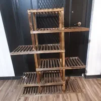 استند گل چوبی