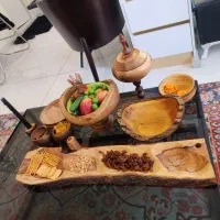 سرویس ظروف ظرف چوبی پذیرایی