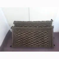 پشتی قالیچه دستباف کارکرده سالم