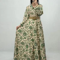 پیراهن ساحلی جذابمون ساحلی شیک سارافون