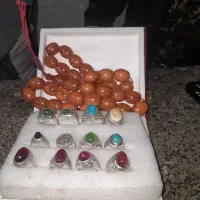 باعرض سلام تسبیح کهربا وانگشترهای کهنه