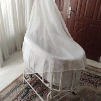 گهواره برقی غیر موزیکال ریموتی پشه بند نوزاد|تخت و صندلی بچه|مشهد, کوه سنگی|دیوار