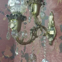 لوستر دیواری برنجی نو استفاده